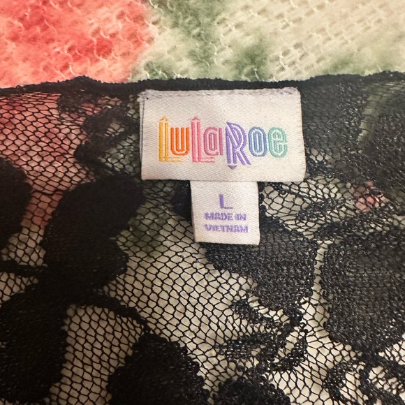 LuLaRoe Lace Coverup L - Picture 3 of 3